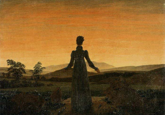 Woman before the Rising Sun